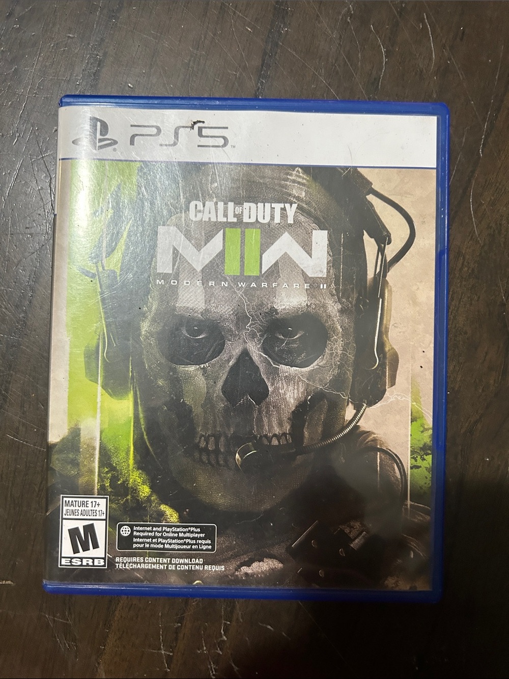 Sony PS5 Call of Duty: Modern Warfare II — Green & Black Cover